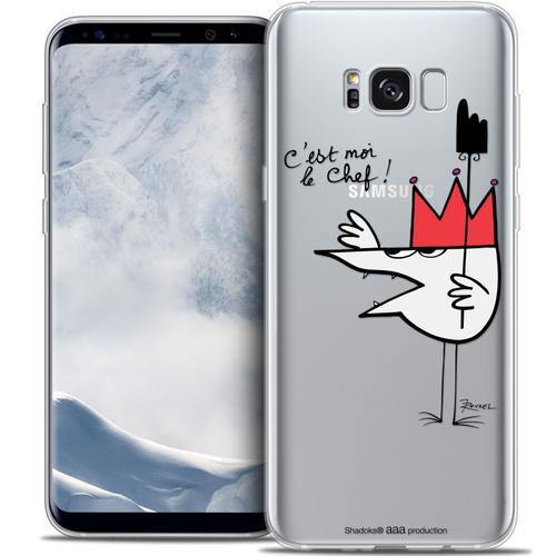 Caseink - Caseink Coque Housse Etui Pour Samsung Galaxy S8+/ Plus (G955) [Licence Officielle Collector Les Shadoks® Design Le Chef - Souple - Ultra Fin - Imprimé En France]