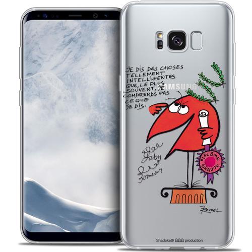 Caseink - Caseink Coque Housse Etui Pour Samsung Galaxy S8+/ Plus (G955) [Licence Officielle Collector Les Shadoks® Design Intelligent - Souple - Ultra Fin - Imprimé En France]