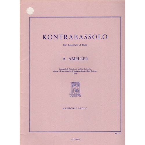 Contrebasse Kontrabassolo D'ameller