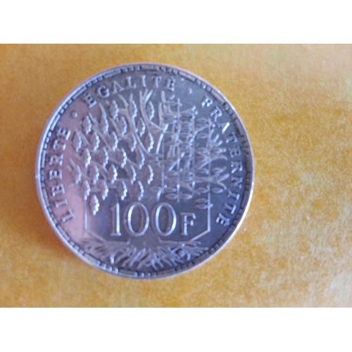 Piéce De 100 Francs Panthéon 1983 En Argent