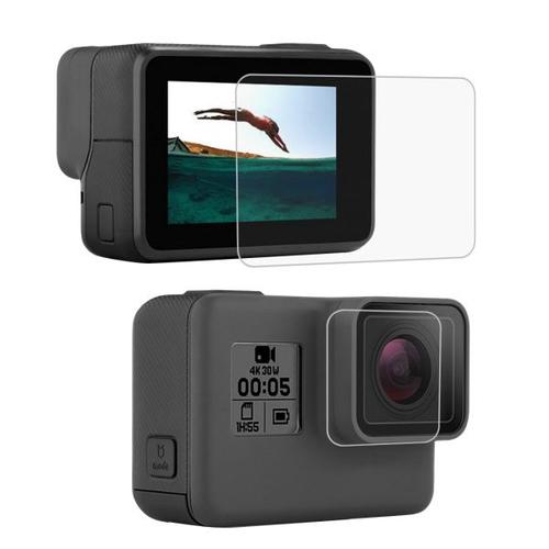 PULUZ Lens HD Screen Protector + LCD Dispaly Tempered Glass Film for GoPro HERO6 /5