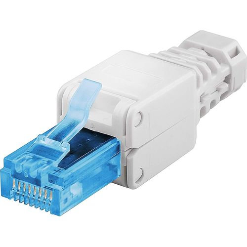 Goobay Fiche sans Outil RJ45 Cat 6a pour différents diam de Câble 5.2 mm / 6.4 mm / 7.5 mm