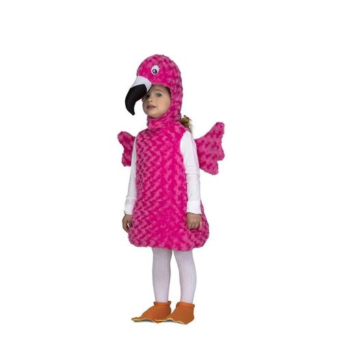Déguisement De Flamant Rose En Peluche Pour Fille (Taille 3-4a)