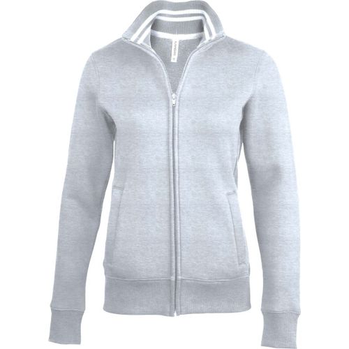 Veste Molleton Zipp?E - K457 - Gris Oxford - Femme