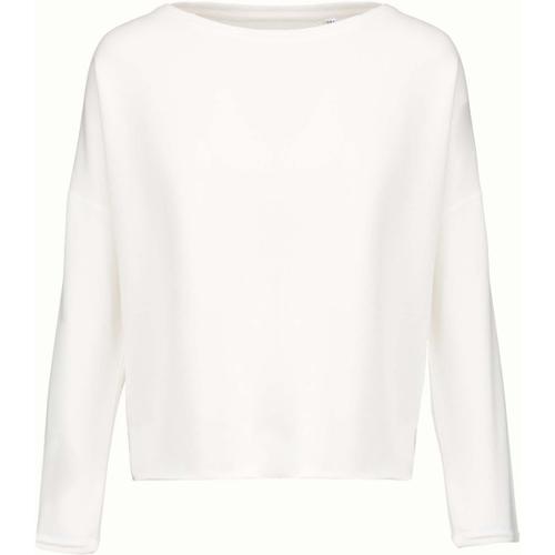 Sweat Shirt Femme Loose - K471 - Blanc
