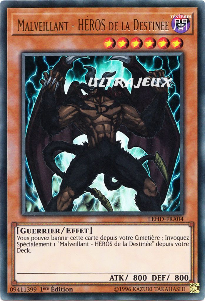 Yu-Gi-Oh! - Lehd-Fra04-U - Malveillant - Héros De La Destinée - Ultra Rare