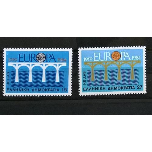 Grèce, Timbres-Poste Y & T N° 1533 Et 1534 C.E.P.T. Europa, 1984