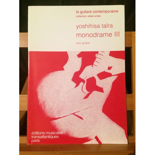Hoshihisa Taïra Monodrame Iii Partition Guitare Contemporaine Transatlantiques