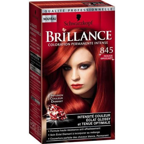 Schwarzkopf Brillance - Coloration Permanente - Rouge Brocart 845 