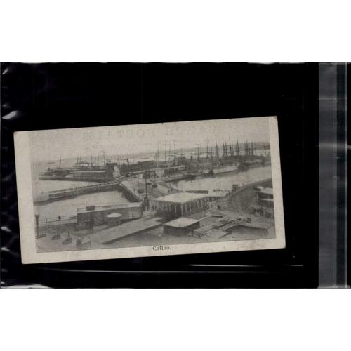 7 X 14 Cm Carte Postale En L Etat Sur Les Photos Callao Le Port Petit Format Rare