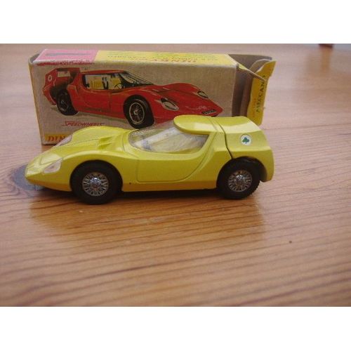 Alfa Romeo Osi Scarabeo 1966 1/43 Jaune Très Rare Dinky Gb-Dinky Toys
