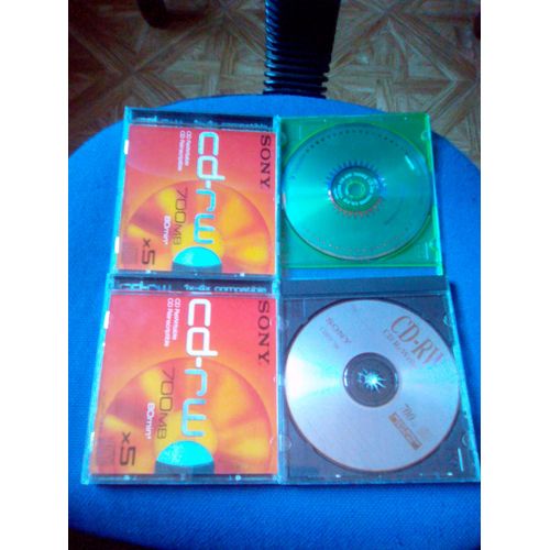 lot de 4 cr-rw
