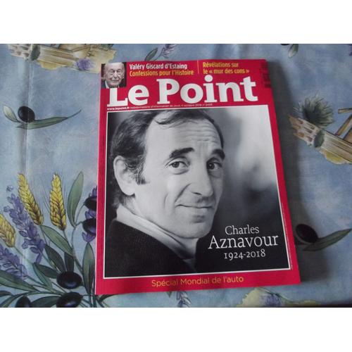 Le Point 2405 "Charles Aznavour 1924-2018"