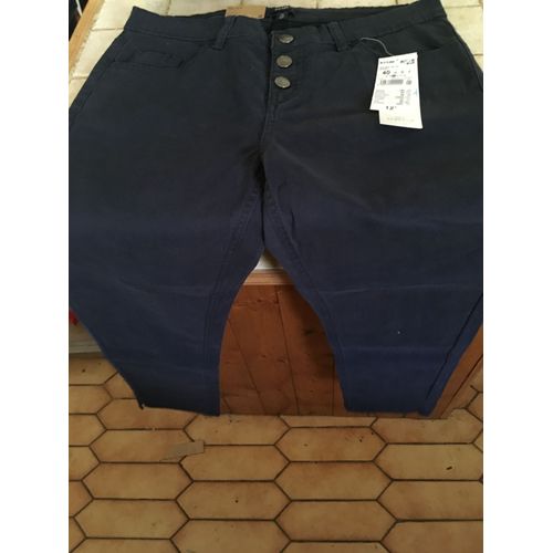 Pantalon Femme Bleu Sapp Kiabi Taille 40 Neuf