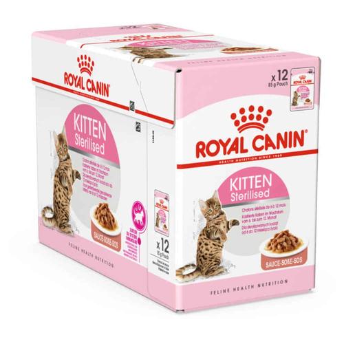Sachets Kitten Sterilised En Sauce Pour Chaton - Royal Canin - 12x85g