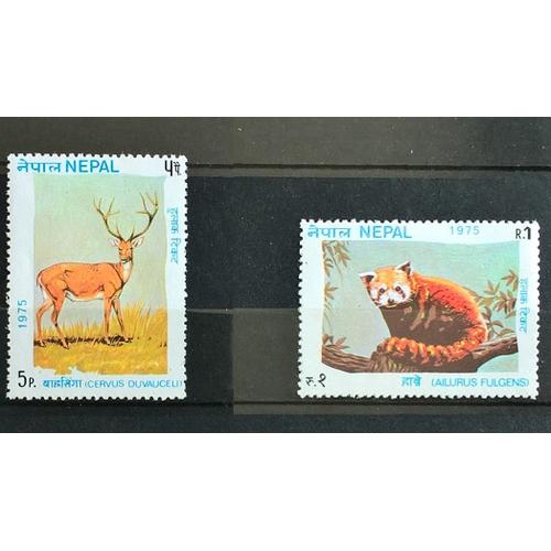 Népal, Timbres-Poste Y & T N° 293 Et 294 Animaux, 1975