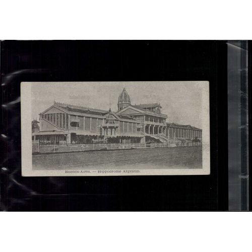 7 X 14 Cm Carte Postale En L Etat Sur Les Photos Buenos Aires Hippodrome Argentin