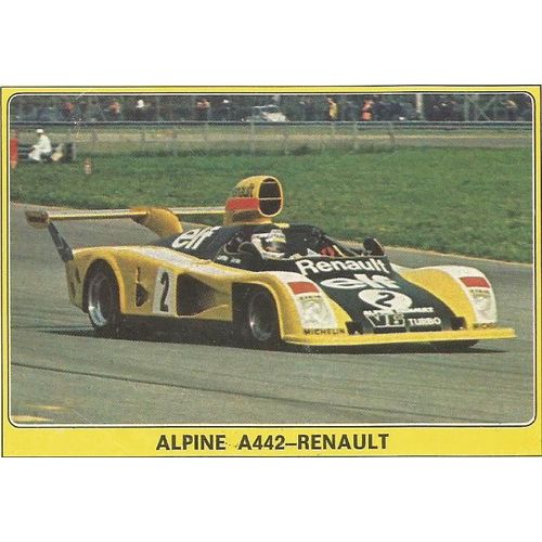 Image Panini Alpine Renault A442 Super Auto 43, 1977