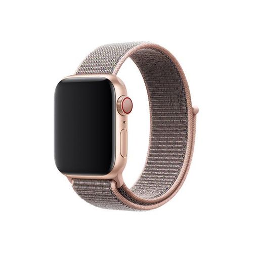 Apple 40mm Sport Loop - Bracelet De Montre Pour Montre Intelligente - Regular Size - Sable Rose - Démo - Pour Watch Hermès Series 7, Hermès Series 9, Nike Series 7, Series 10, Series 8, Series 9