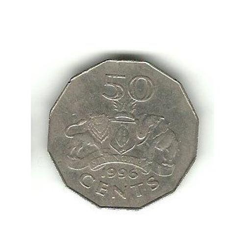 Swaziland 50 Cents 1996