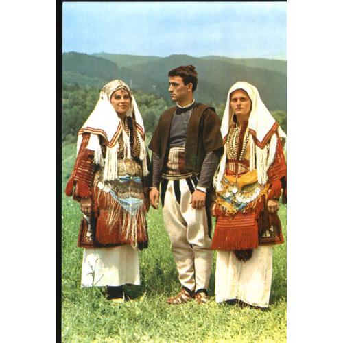 Carte Postale De Galitchnik - Galicnik (Macédoine) Costume National De Galitchnik