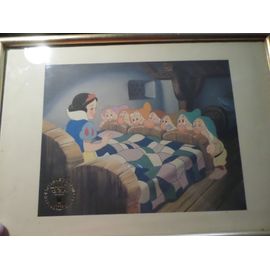 Exclusive Commemorative Lithograph Walt Disney - Blanche Neige Et Les 7 Nains