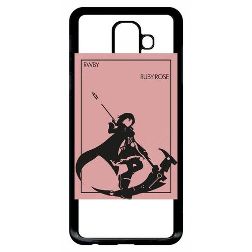Coque Galaxy A6+ (2018) - Rwby Rose - Noir