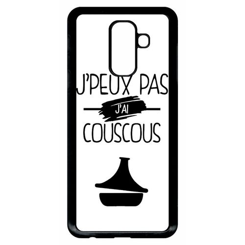 Coque Galaxy A6+ (2018) - J Peux Pas J Ai Couscous 1 - Noir