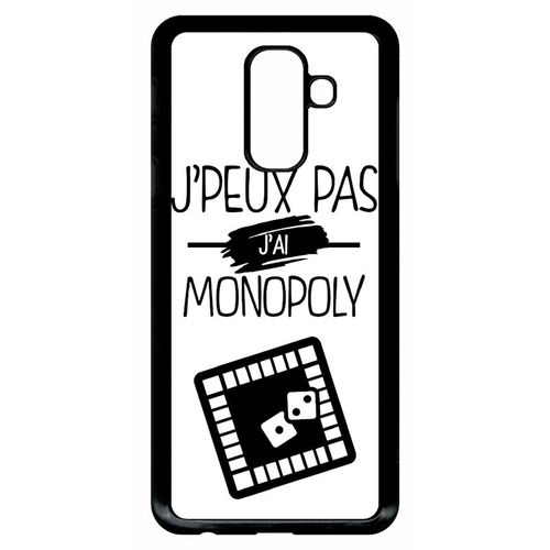 Coque Galaxy A6+ (2018) - J Peux Pas J Ai Monopoly 1 - Noir