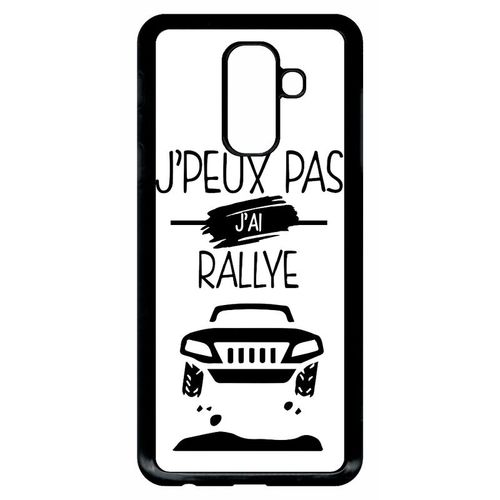 Coque Galaxy A6+ (2018) - J Peux Pas J Ai Rallye 1 - Noir