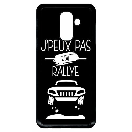 Coque Galaxy A6+ (2018) - J Peux Pas J Ai Rallye 2 - Noir