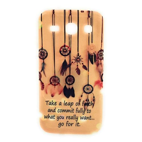 Ultra Discount Coque Arriere Silicone Attrape Rêve Pour Téléphone Samsung Galaxy Core Plus G350 (Gt-G3500 Sm-G350 G3502) Etui Case Dreamcatcher En Silicone De Protection Contre Les Chocs Anti-Rayures