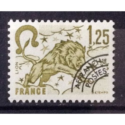 Préoblitéré Signes Zodiaque - Lion 1,25 (Impeccable N° 156) Neuf** Luxe (= Sans Trace De Charnière) - France Année 1978 - N21927