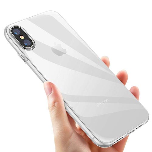 Migimi Coque Iphone Xs, Coque Iphone X Silicone, Ultra Mince Crystal Etui Housse Iphone Xs Souple Coque Shock-Absorption Anti-Dérapante Tpu Bumper Case Pour Apple Iphone Xs/X Cover - Transparent