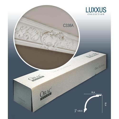 Orac Decor C338A LUXXUS 1 carton complet 6 Corniches Moulures Cimaises 12m