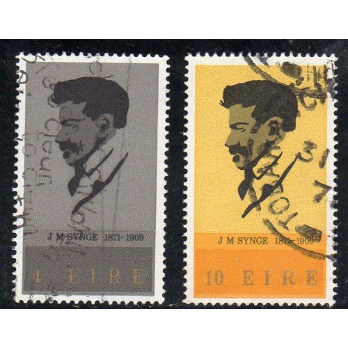 Timbres-Poste DIrlande (Centenaire De La Naissance Du Dramaturge J.M. Synge)