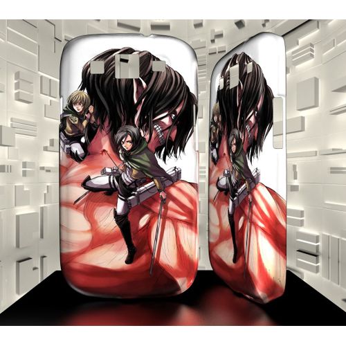 Coque Personnalisée Samsung Galaxy Grand 2 Manga L'attaque Des Titans - Attack On Titan - Shingeki No Kyojin - Réf 01