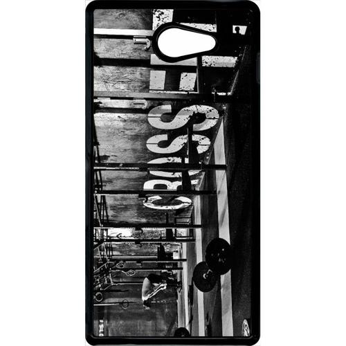 Coque Xperia M2 - Crossfit - Noir