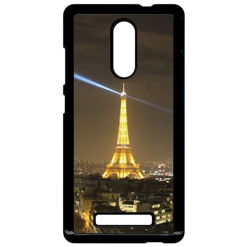 Coque Xiaomi Redmi Note 3 - Tour Eiffel - Noir