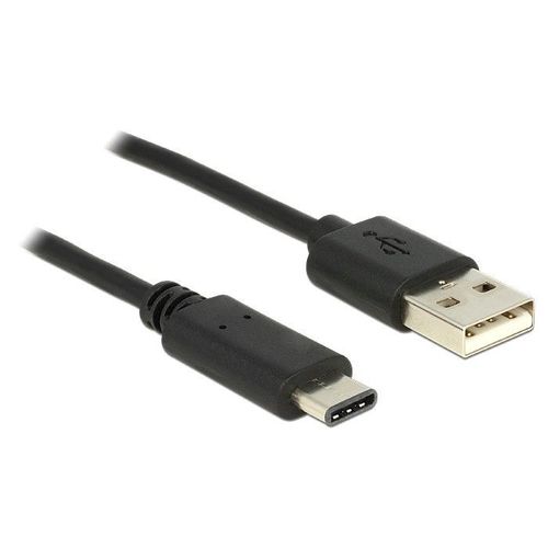 Delock - Câble USB - 24 pin USB-C (M) pour USB (M) - USB 2.0 - 3 A - 50 cm - noir