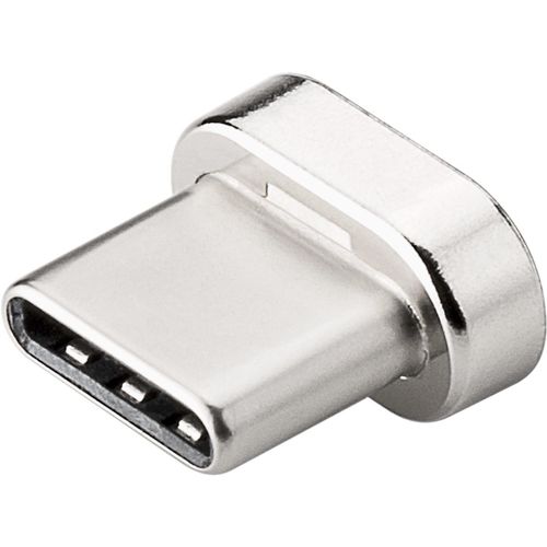goobay Magnetic - Adaptateur USB - 24 pin USB-C (M) pour 5 pin magnetic USB - USB 2.0 - argent, or