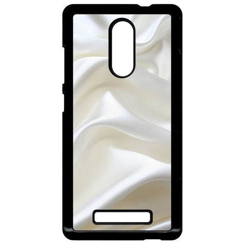 Coque Xiaomi Redmi Note 3 - Soie Blanche - Noir