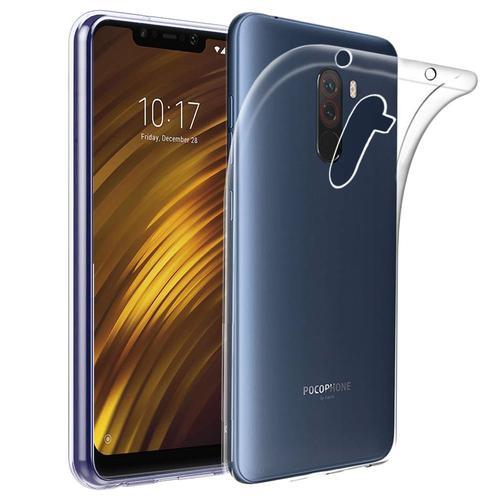 Ebeststar - Coque Xiaomi Pocophone F1 Etui Tpu Souple Anti-Choc Ultra Fine Invisible, Transparent [Dimensions Precises Smartphone : 155.5 X 75.3 X 8.8 Mm, Écran 6.18'']