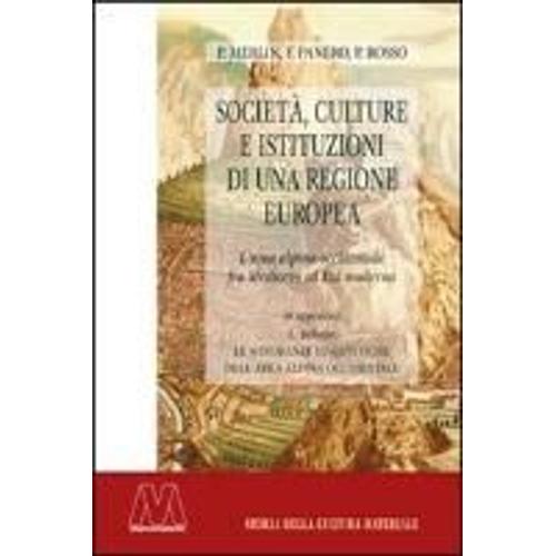 Rosso, P: Società, Culture E Istituzioni Di Una Regione Euro