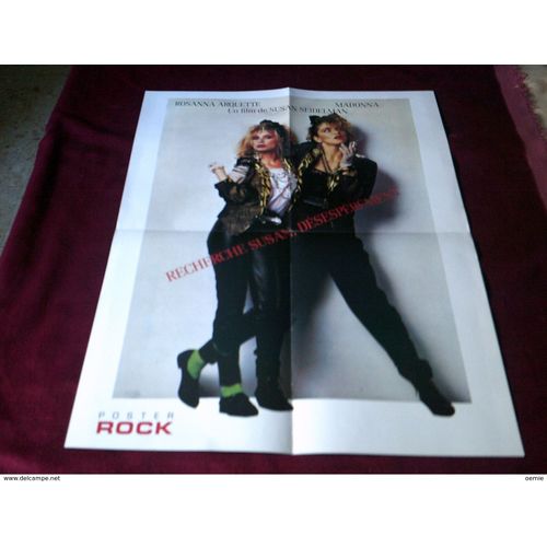 Poster Rock De Madonna Du Film Recherche Susan Desesperement 440 X 540 Mm