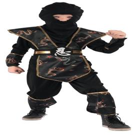 déguisement de ninja bleu pour garçon Taille 4-6 ans