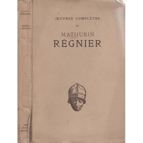 Oeuvres Complètes De Mathurin Régnier