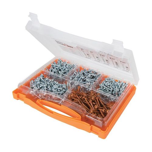 Coffret de vis pour trous dissimulés, 675 pcs - SK03