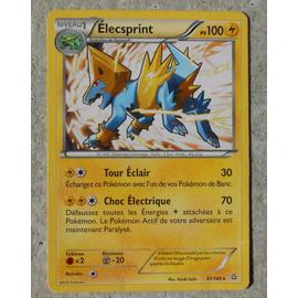 French designer card pokemon primo choc Elecsprint holo-xy5 61/160 