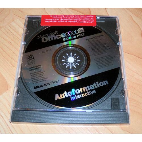 Autoformation Interactive Microsoft Office 2000 Edition Pme